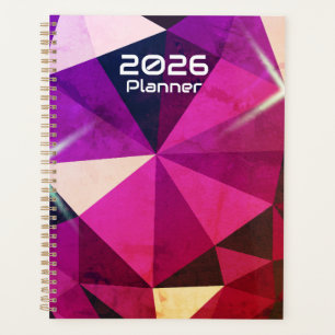 Heart Gemstone 2026 Purple Planner