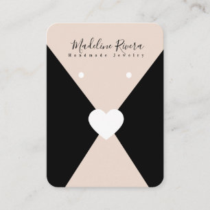 Heart Geometric Artisan Earring Display Cards