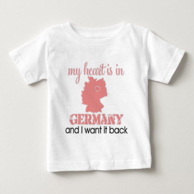 Heart Germany Baby T-Shirt (Front)