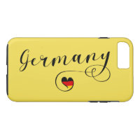 Heart Germany Cell Phone Case, German