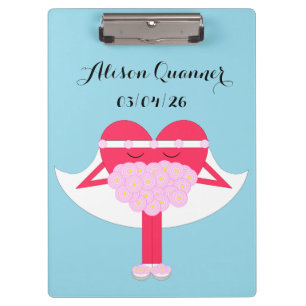 Heart Getting Married Engagement  Clipboard