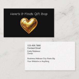 Heart Gift And Crafts Shop Business Cards
