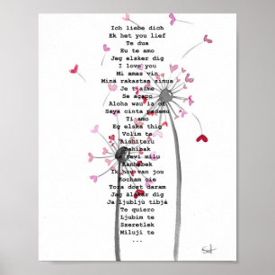 Heart Gift Art Poster