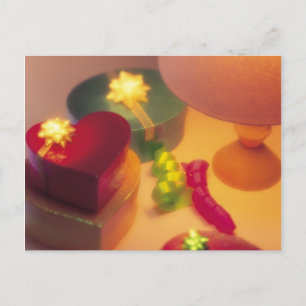 Heart Gift Boxes Postcard