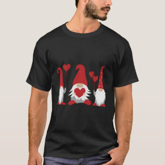 Heart Gnome Valentine'S Day Couple Matching Boys G T-Shirt