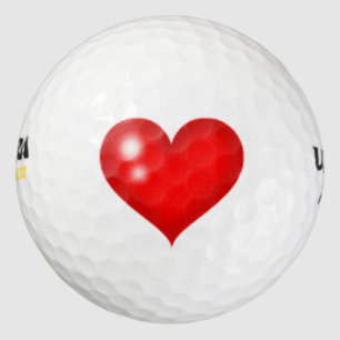 Heart Golf Balls