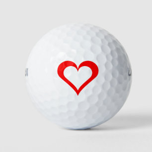Heart Golf Balls