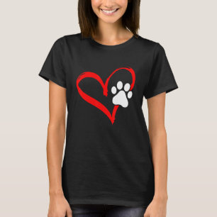 Heart Graphic Dog Owner Dog Pet Dogs Terrier Pupp T-Shirt