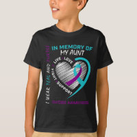 Heart Graphic In Memory Of Aunt Suicide Awareness 