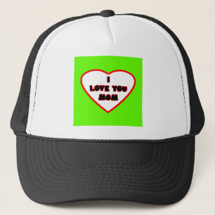 Heart Green Lt Transp Filled The MUSEUM Zazzle Gif Trucker Hat