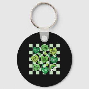 Heart Green Ribbon Mental Health Problems Awarenes Key Ring