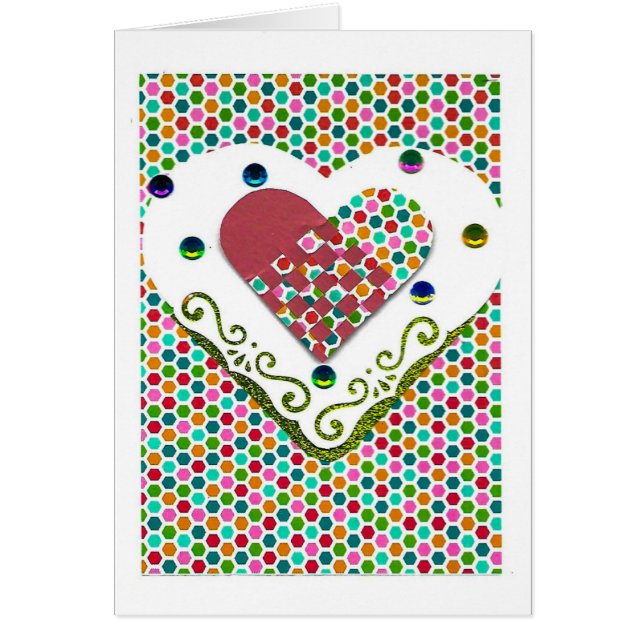 Heart Greeting Card (Front)