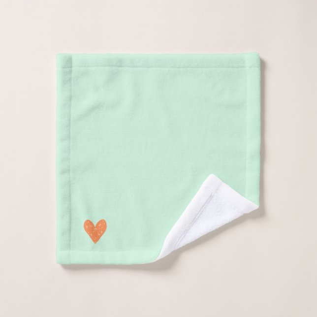 Heart hand towel (Wash Cloth)
