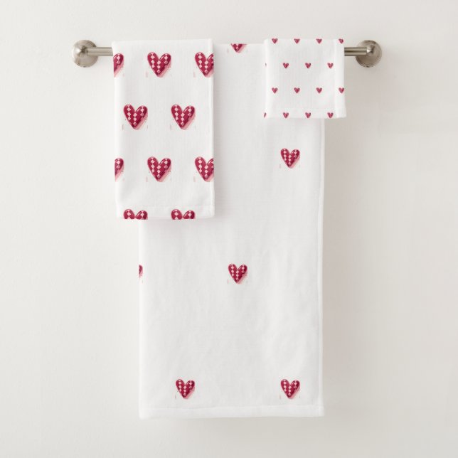 Heart hand towel (Insitu)