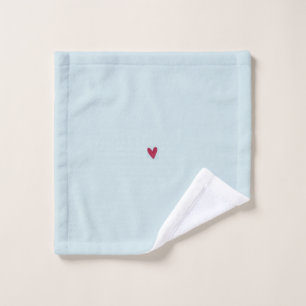 Heart hand towel