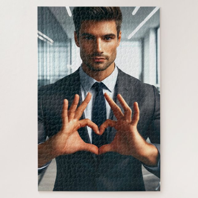 Heart Hands Jigsaw Puzzle (Vertical)