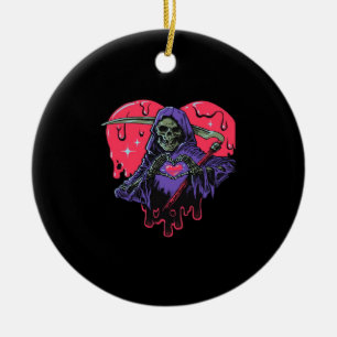 Heart Hands Reaper Classic Look Ceramic Tree Decoration