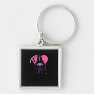 Heart Hands Reaper Classic Look Key Ring