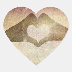 Heart Hands Sticker