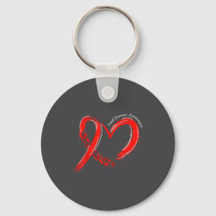 Heart Health Heart Disease Awareness Chd Mens Wome Key Ring