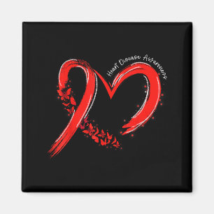 Heart Health Heart Disease Awareness Chd Mens Wome Magnet