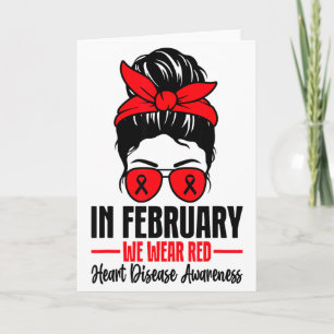 Heart Health Heart Disease Awareness Heartbeat Chd Card