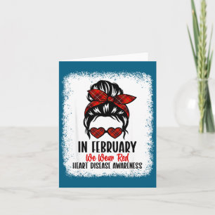 Heart Health Heart Disease Awareness Heartbeat Chd Card