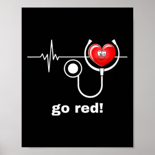 Heart Health Month February American Heart Health  Poster