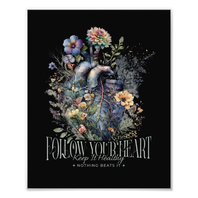 Heart Health Pun Photo Print (Front)