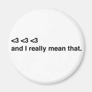 Heart Heart Heart Magnet