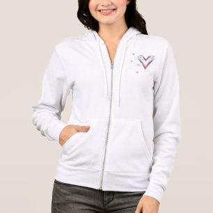 heart hoodie