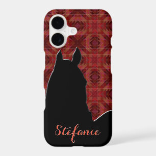 Heart Horses I (maroon)
