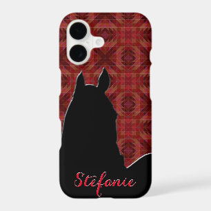 Heart Horses I (maroon)