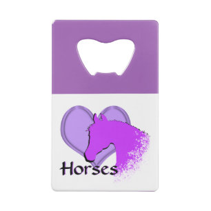 Heart Horses III (purple)