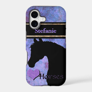 Heart Horses III (purple/blue)