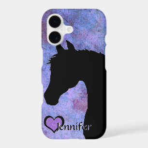 Heart Horses III (purple/blue)