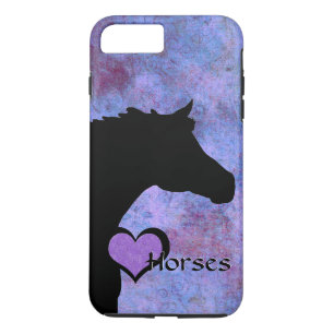 Heart Horses IV (purple/blue) Case-Mate iPhone Case
