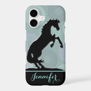Heart Horses V (green circles)