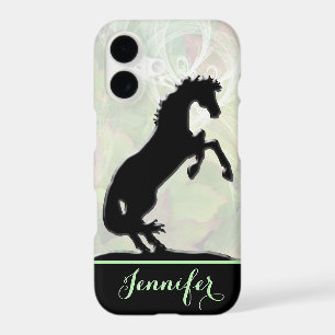Heart Horses V (green misty fractal)