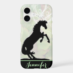 Heart Horses V (green misty fractal)