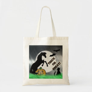 Heart Horses V Halloween Tote Bag