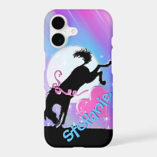 Heart Horses VII (Colourful Haze) Classic Round St