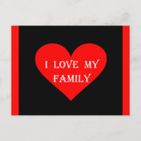 Heart I Love My Family