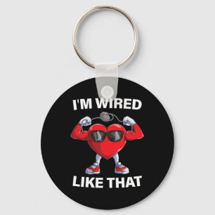 Heart Icd Surgery Cardiac - I&#';m Wired Like That Key Ring