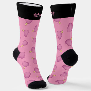 Heart Ice Cream Stick Pattern Socks
