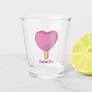 Heart Ice Cream Stick Shot Glass