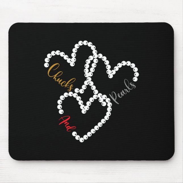 Heart I'm With Her Kamala Harris 2024  Mouse Pad (Front)