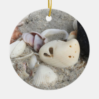 Heart in a Shell Personalised Ornament