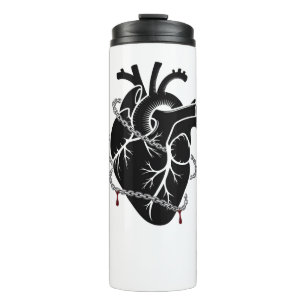 HEART IN CHAINS THERMAL TUMBLER