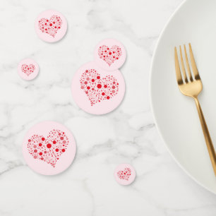 Heart In Dots Confetti